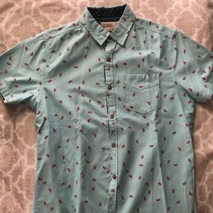 Watermelon Button Up